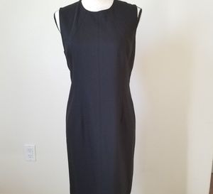 Talbots Women's Petites Black Sleeveless Dress